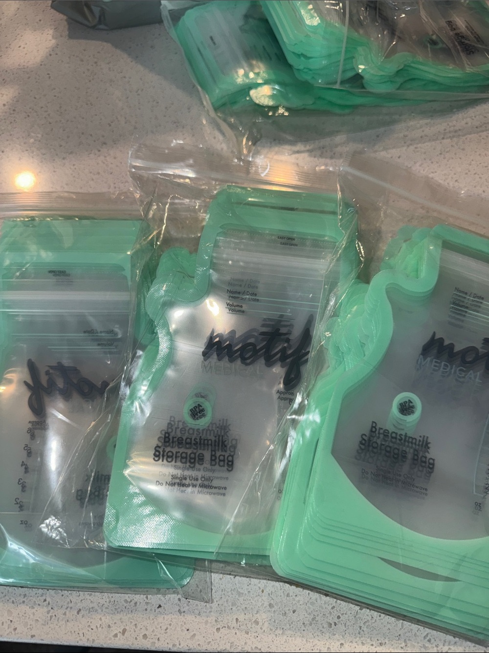 Motif Medical Breastmilk Storage Bags (25pk each)Individual bags Only